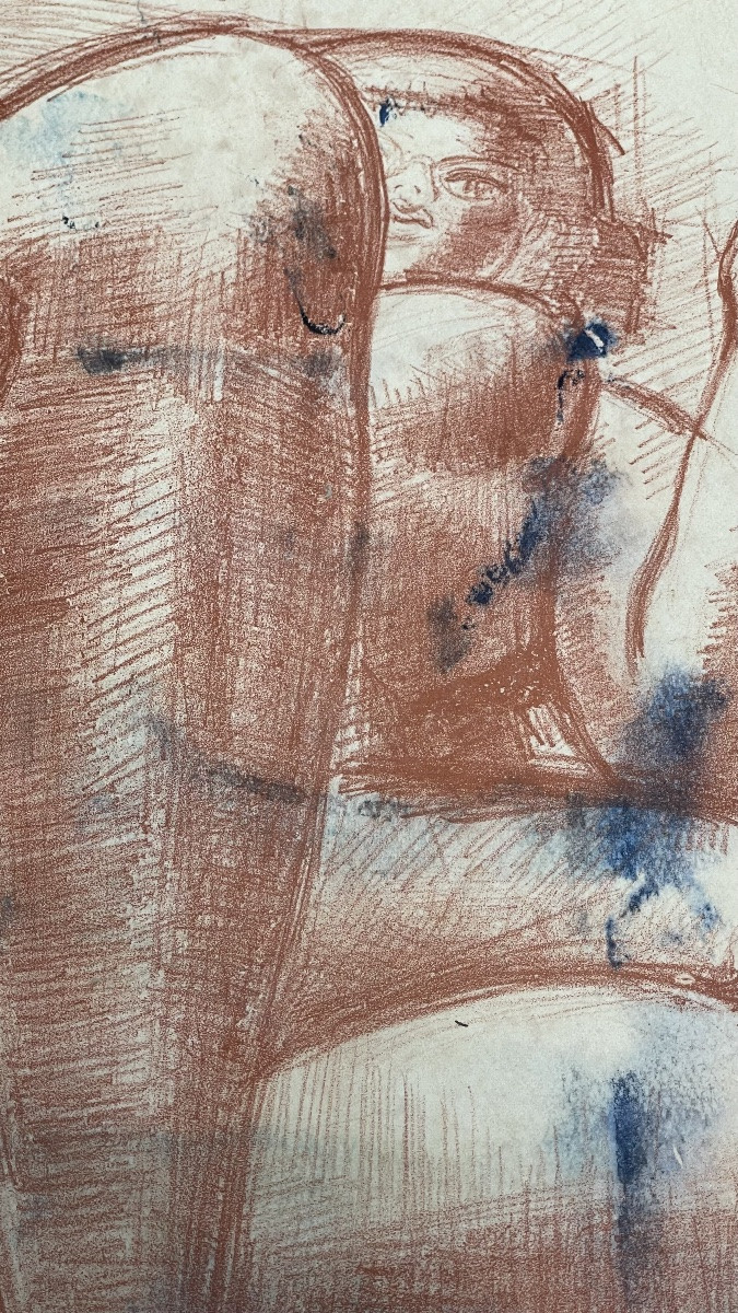 Seated Nude Woman By Volti -photo-4