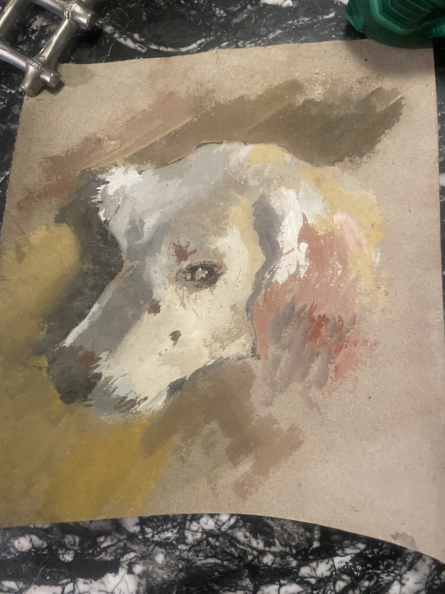 Dog Head Painting 