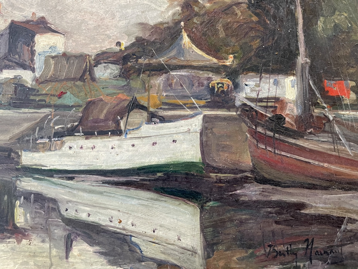 Port de Riberou à Saujon de Hainaut Berthe -photo-2