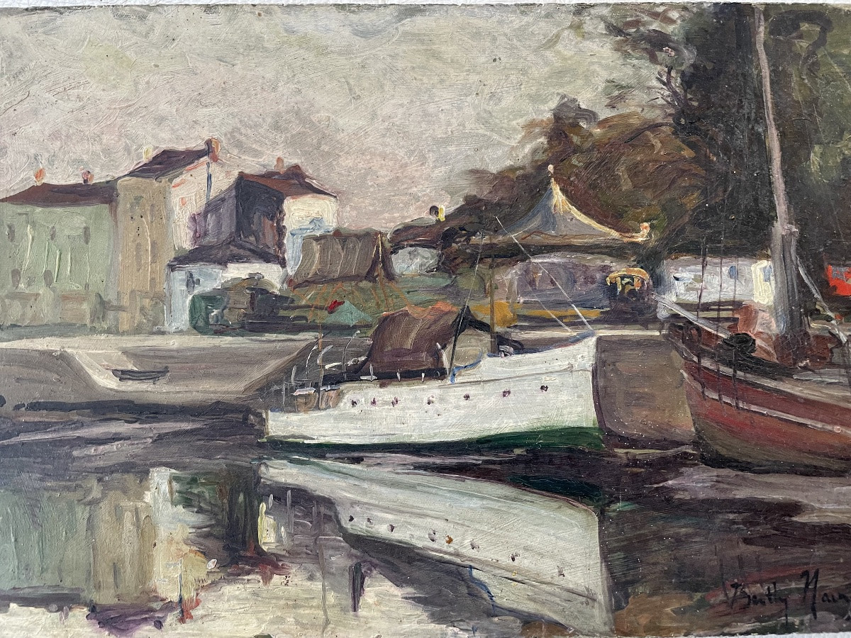 Port de Riberou à Saujon de Hainaut Berthe -photo-2