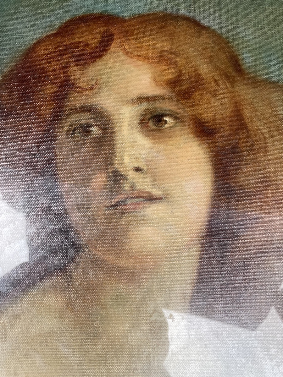 Jeune fille à la chevelure rousse de Vacha Rudolph 