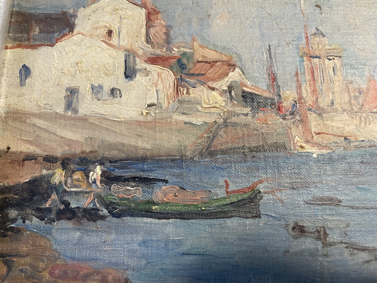 Village côtier avec ses barques de pêche de Berthy Hainaut -photo-4