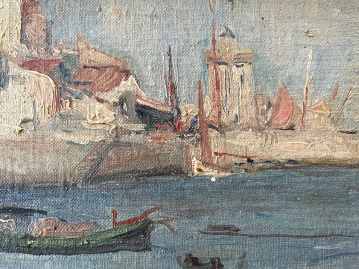 Village côtier avec ses barques de pêche de Berthy Hainaut -photo-6