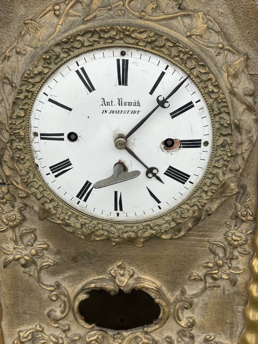 Pendule  doré murale de Ant.Howak a Josefstadt -photo-4