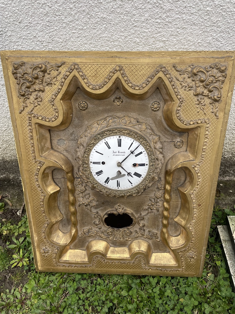Pendule  doré murale de Ant.Howak a Josefstadt -photo-6