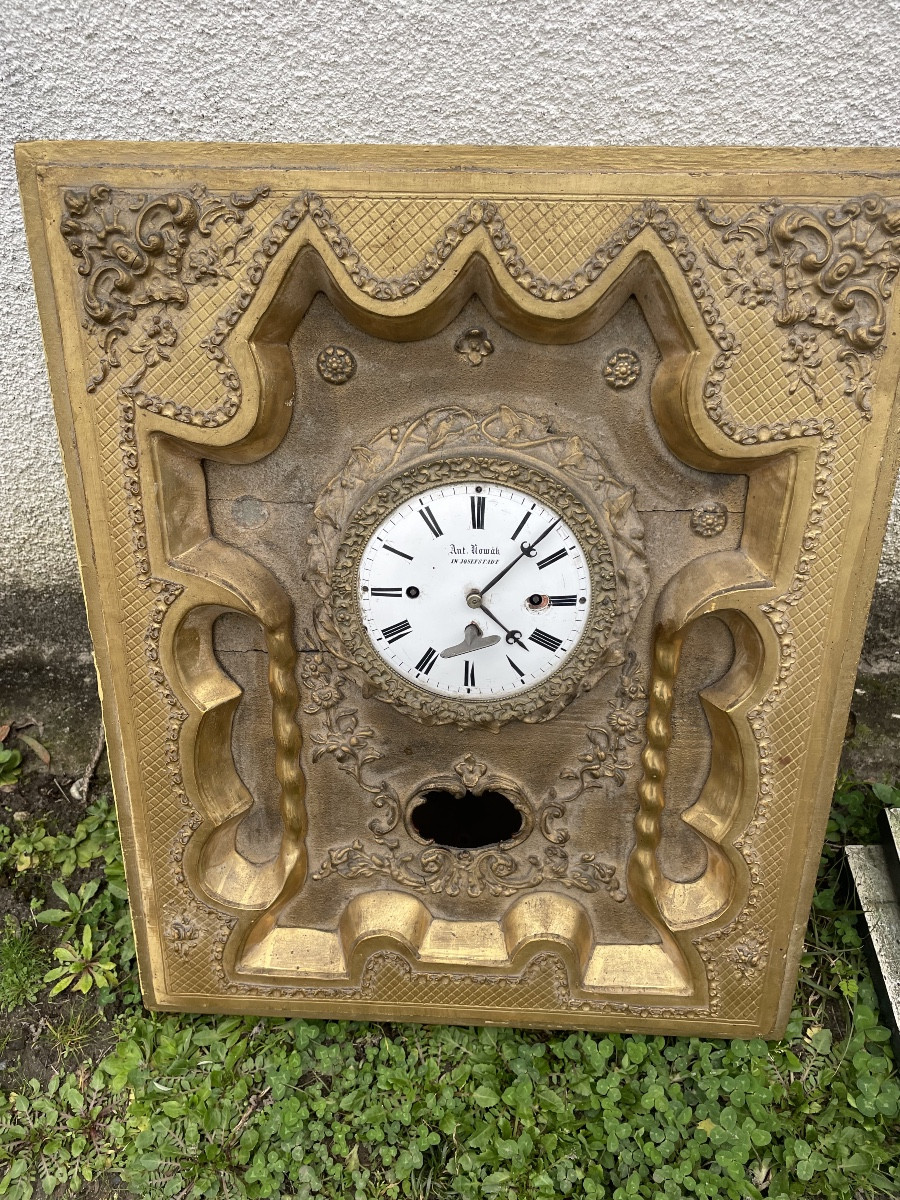 Pendule  doré murale de Ant.Howak a Josefstadt 