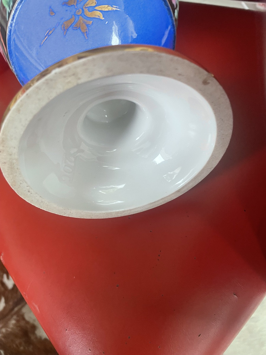 Grand vase porcelaine de Paris -photo-5