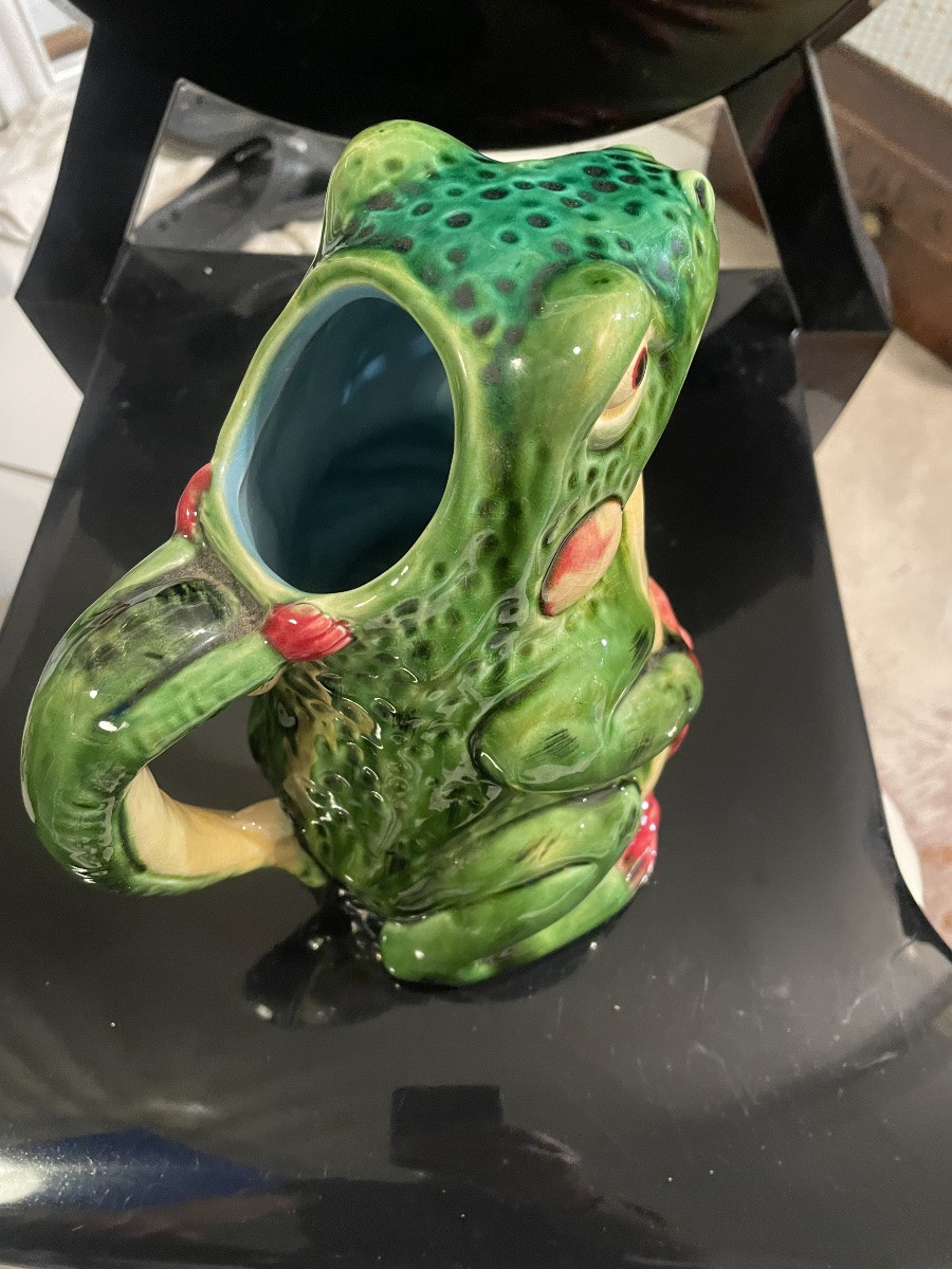 Frog Earthenware Carafe -photo-4