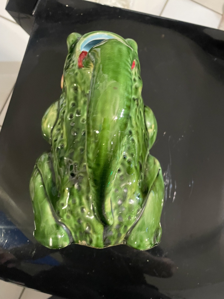 Frog Earthenware Carafe -photo-1