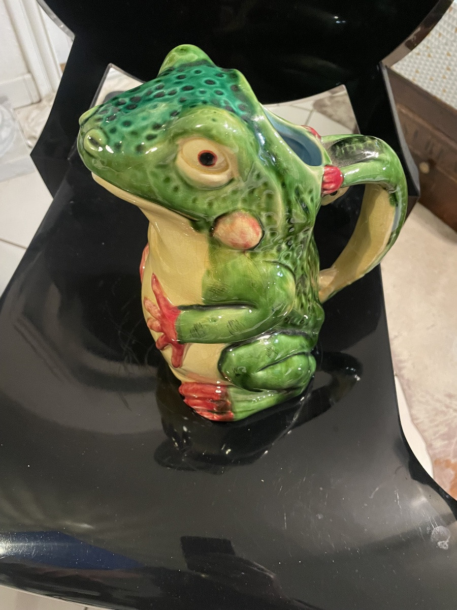 Frog Earthenware Carafe -photo-6