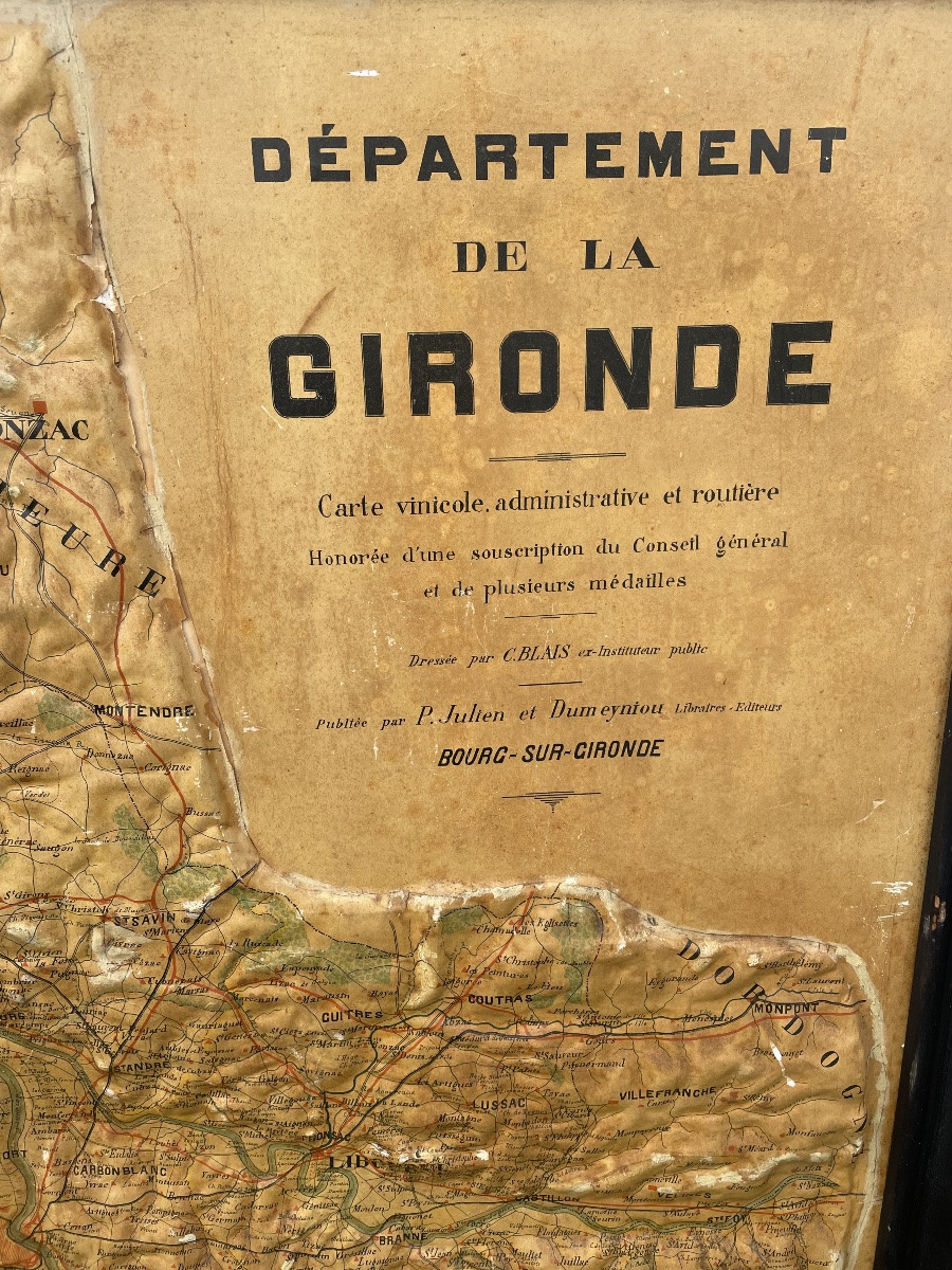 Relief Map Of The Gironde -photo-3