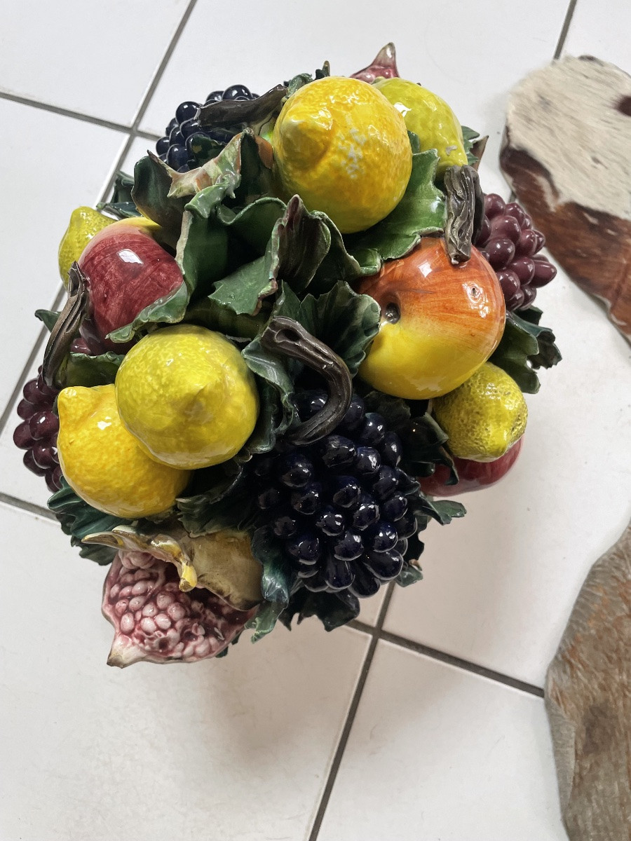 Céramique sculpture fruits d’été -photo-2