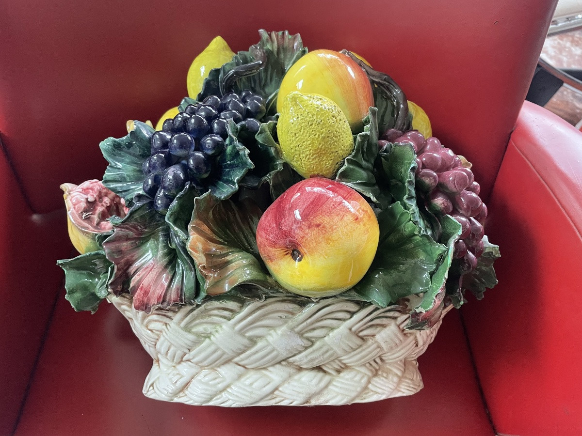 Céramique sculpture fruits d’été -photo-8