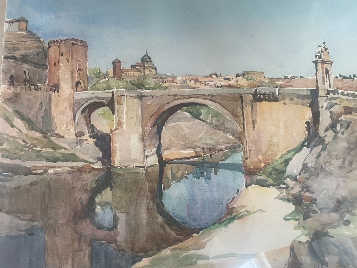 The Toledo Bridge In Spain -photo-3