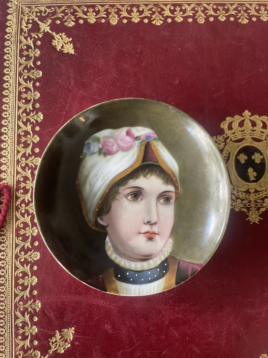 Petite assiette porcelaine XIXeme -photo-2