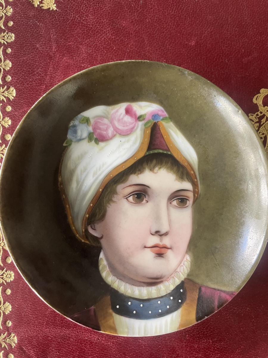 Petite assiette porcelaine XIXeme -photo-3