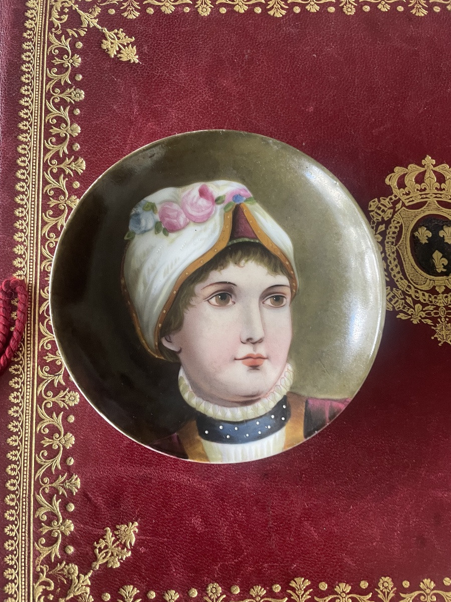 Petite assiette porcelaine XIXeme -photo-1