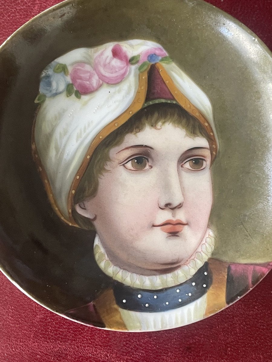 Petite assiette porcelaine XIXeme -photo-3