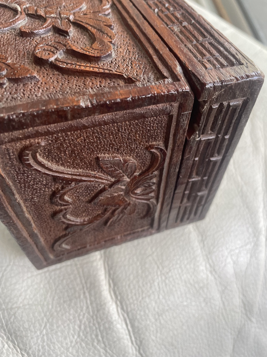 Coffre à bijoux bois asiatique -photo-6