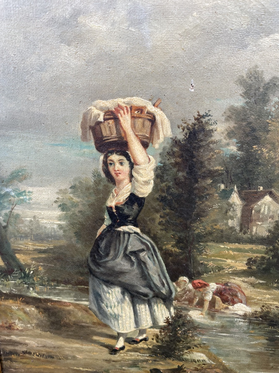 Pair Of 19th-century Paintings -photo-4