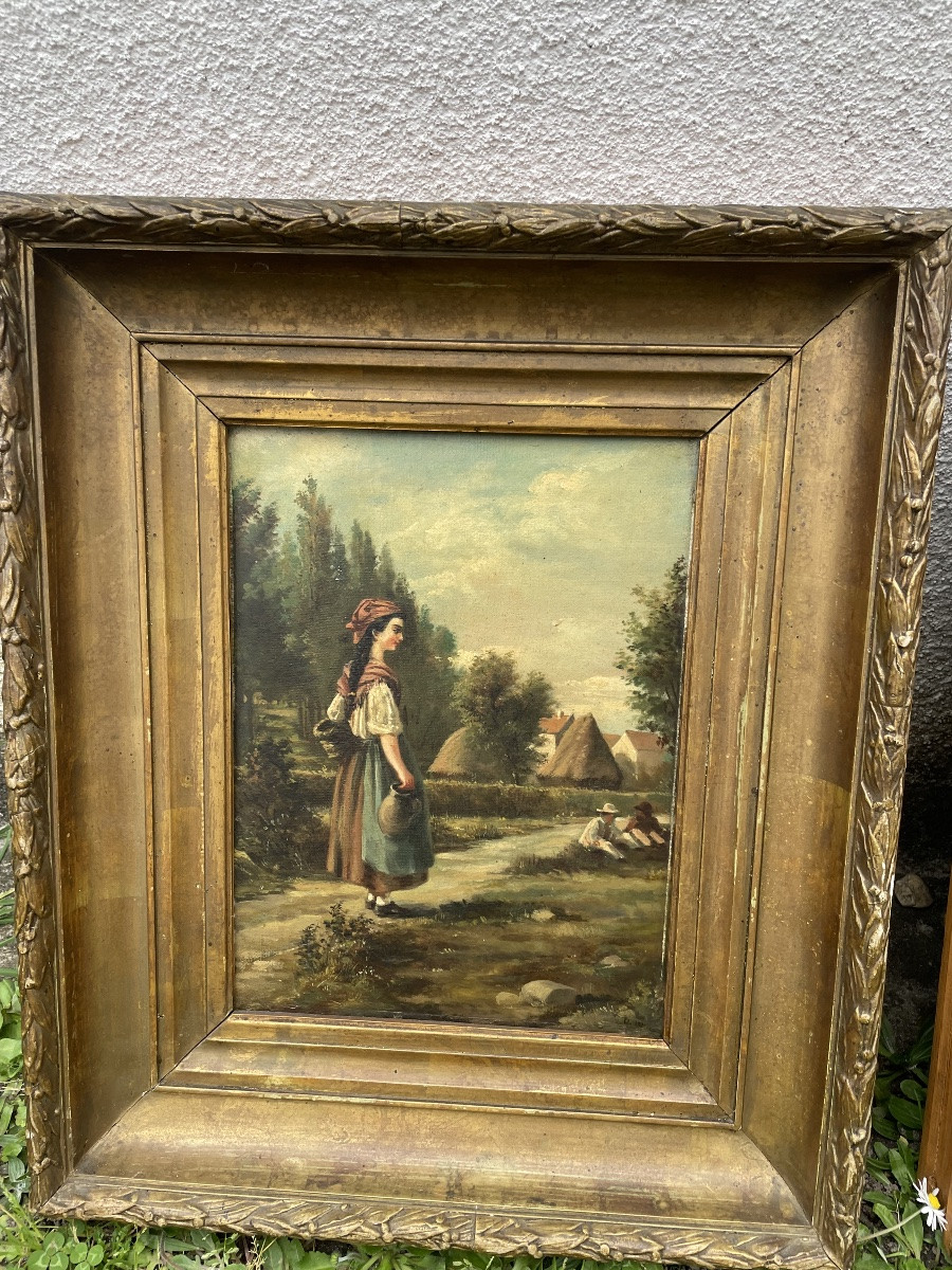 Pair Of 19th-century Paintings -photo-4