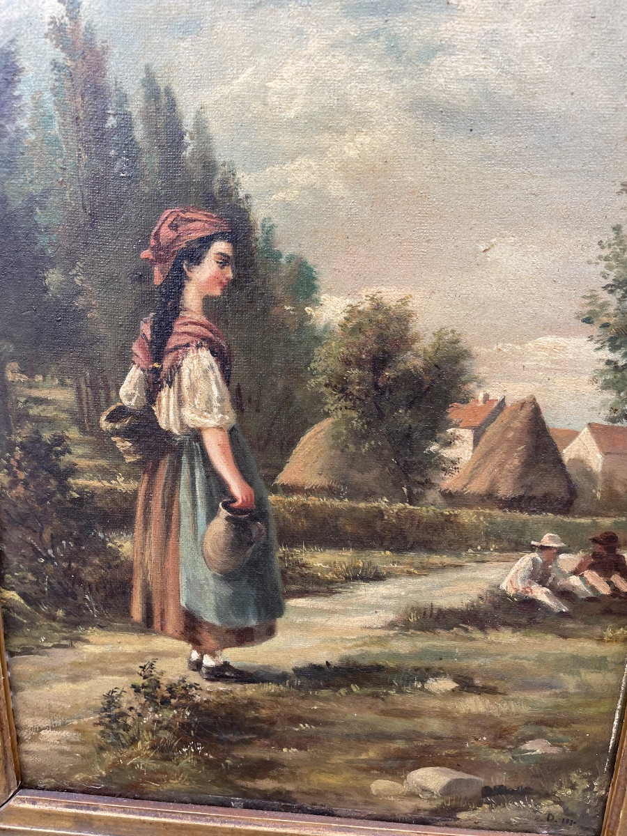 Pair Of 19th-century Paintings -photo-5