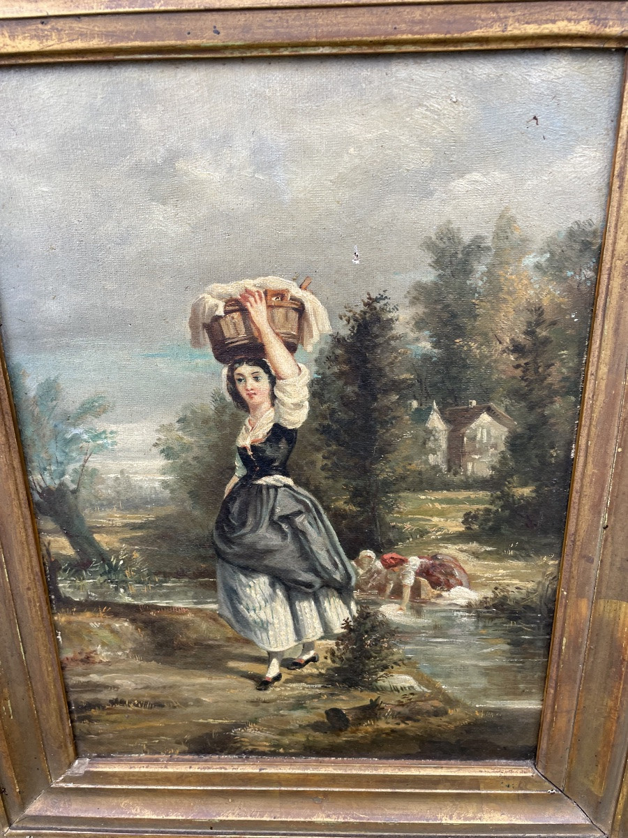 Pair Of 19th-century Paintings -photo-7