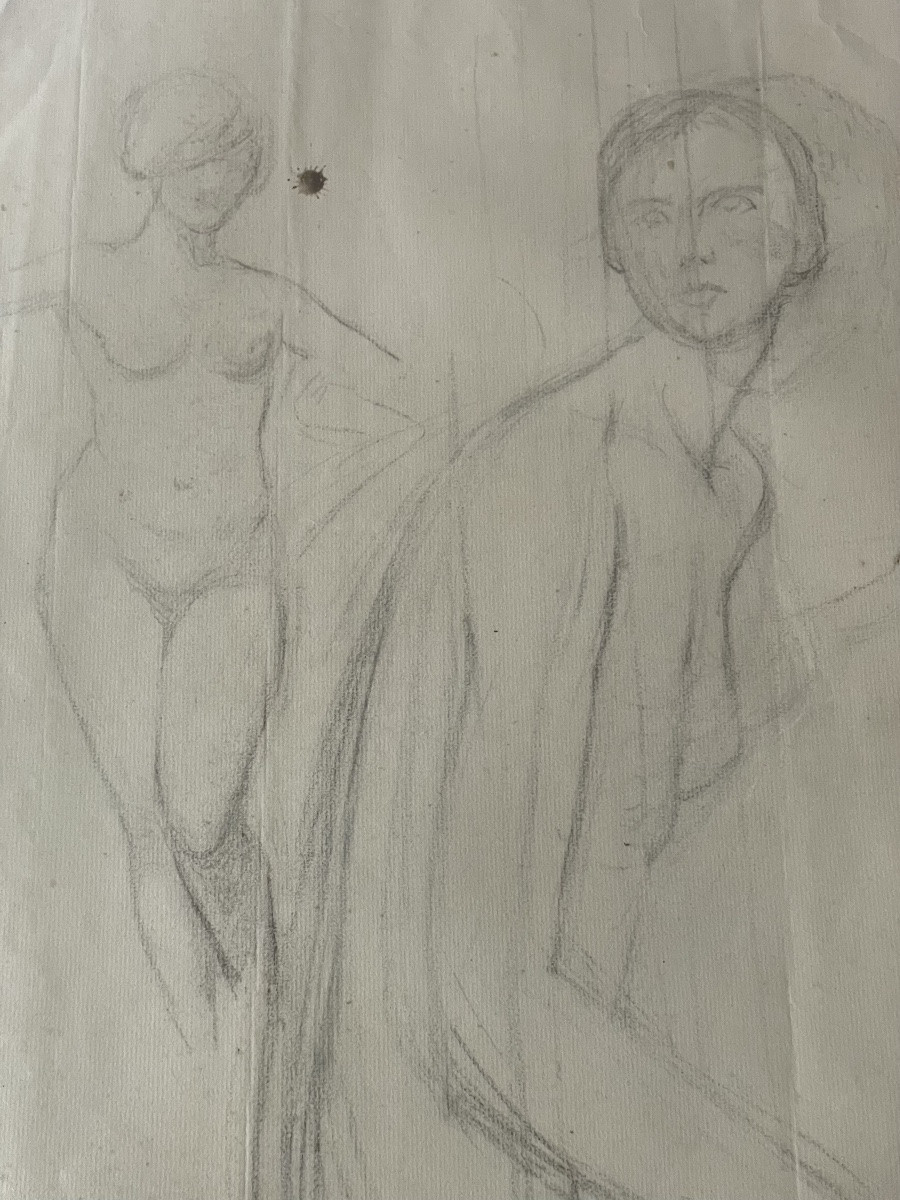 Dessins de trois nues féminins -photo-3