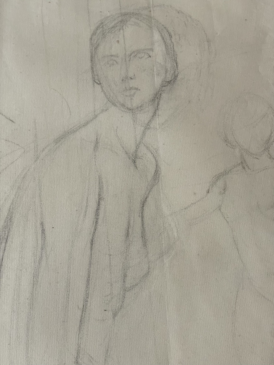 Dessins de trois nues féminins -photo-8