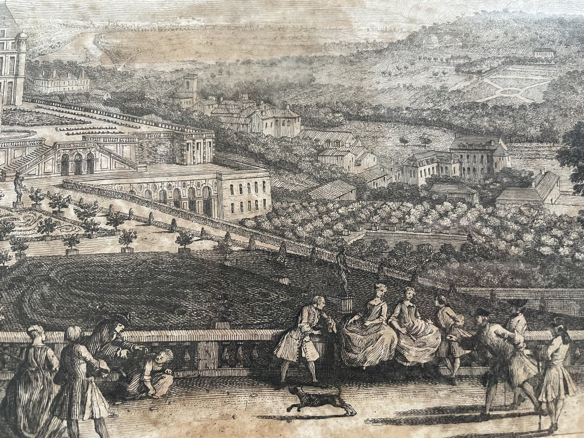 Gravure de Jacques Rigaud XVIII eme -photo-8