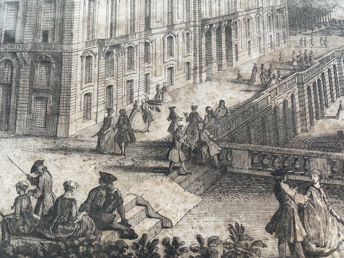 Gravure de Jacques Rigaud XVIII eme 