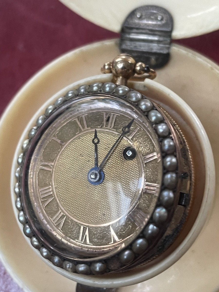 18th Century Gold And Pearl Gusset By Leroy-photo-2