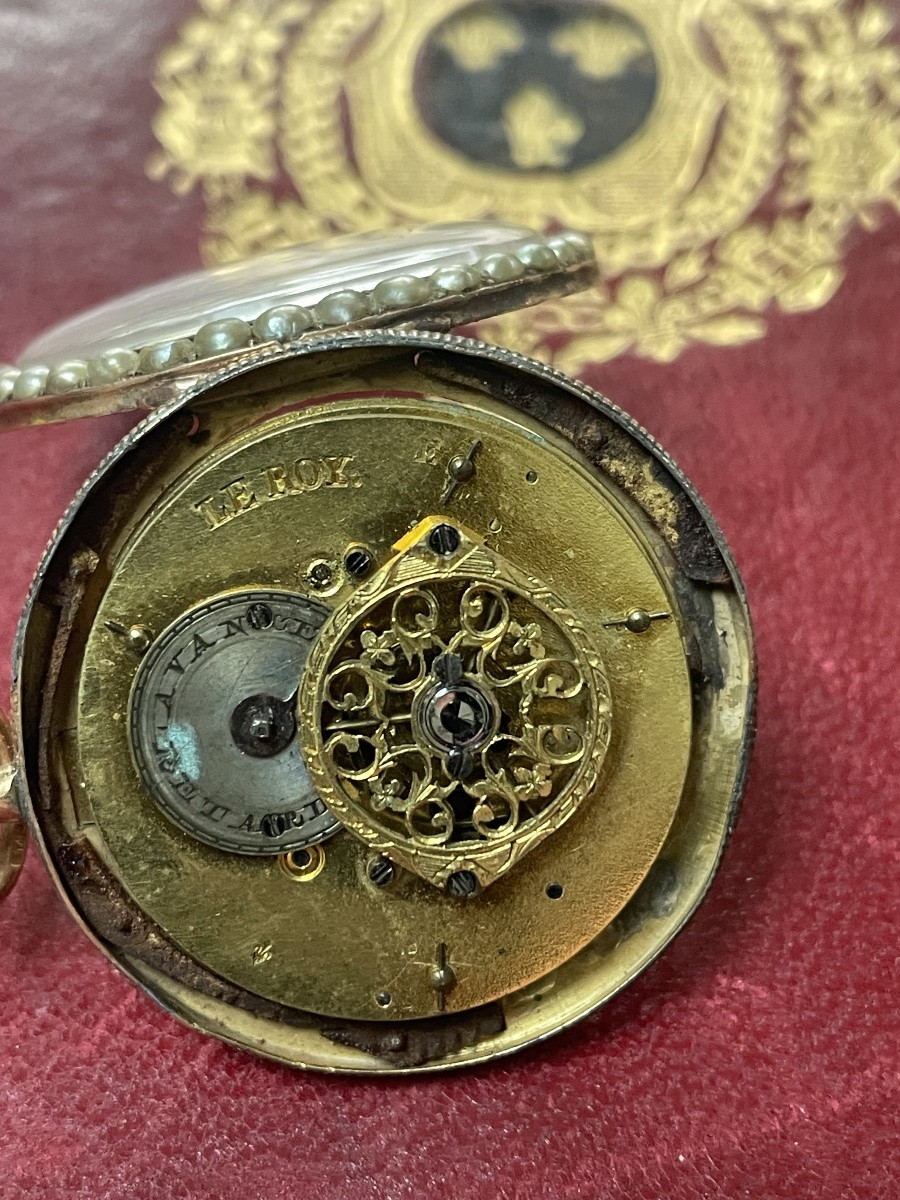 18th Century Gold And Pearl Gusset By Leroy-photo-3