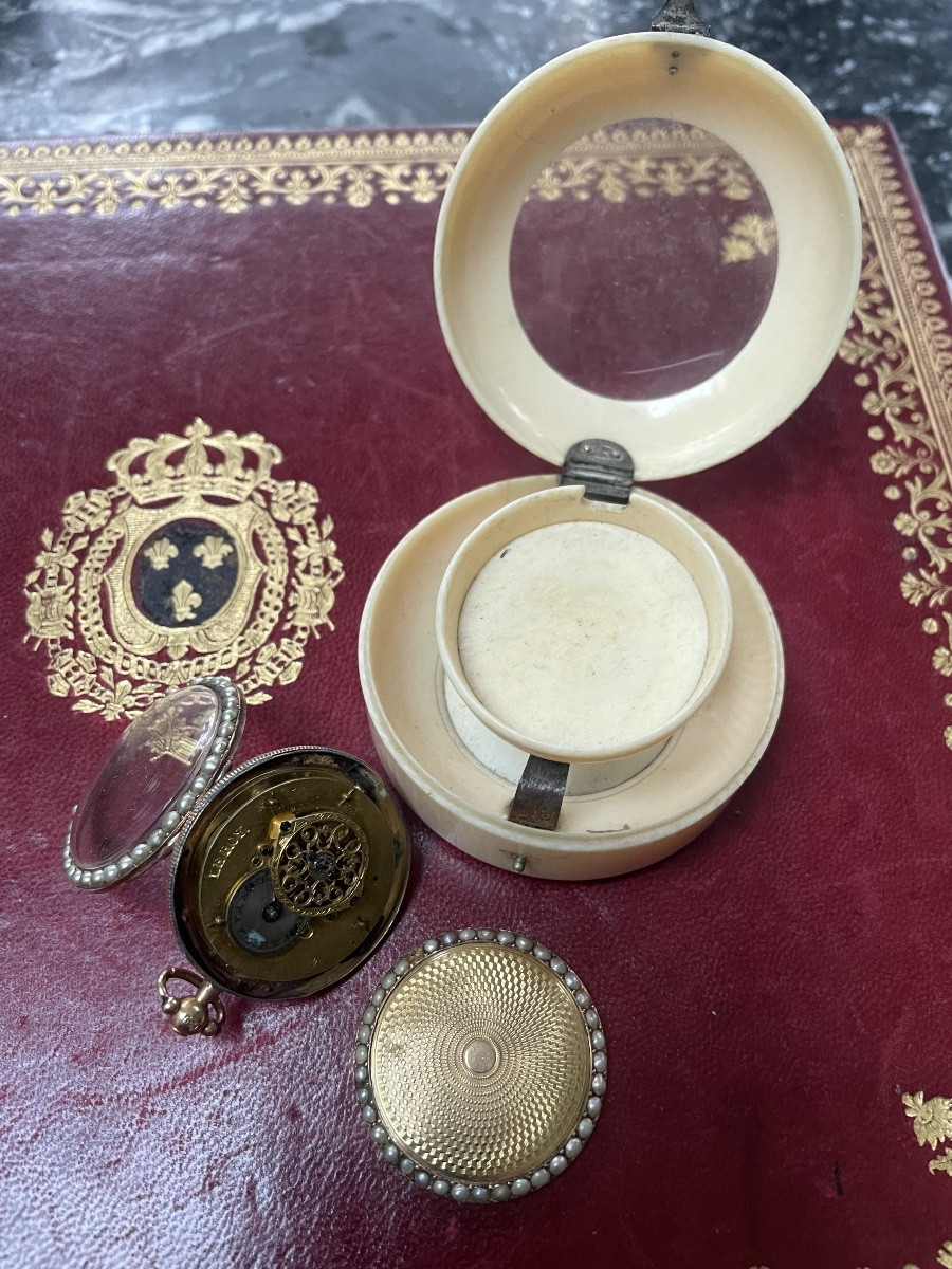 18th Century Gold And Pearl Gusset By Leroy-photo-3