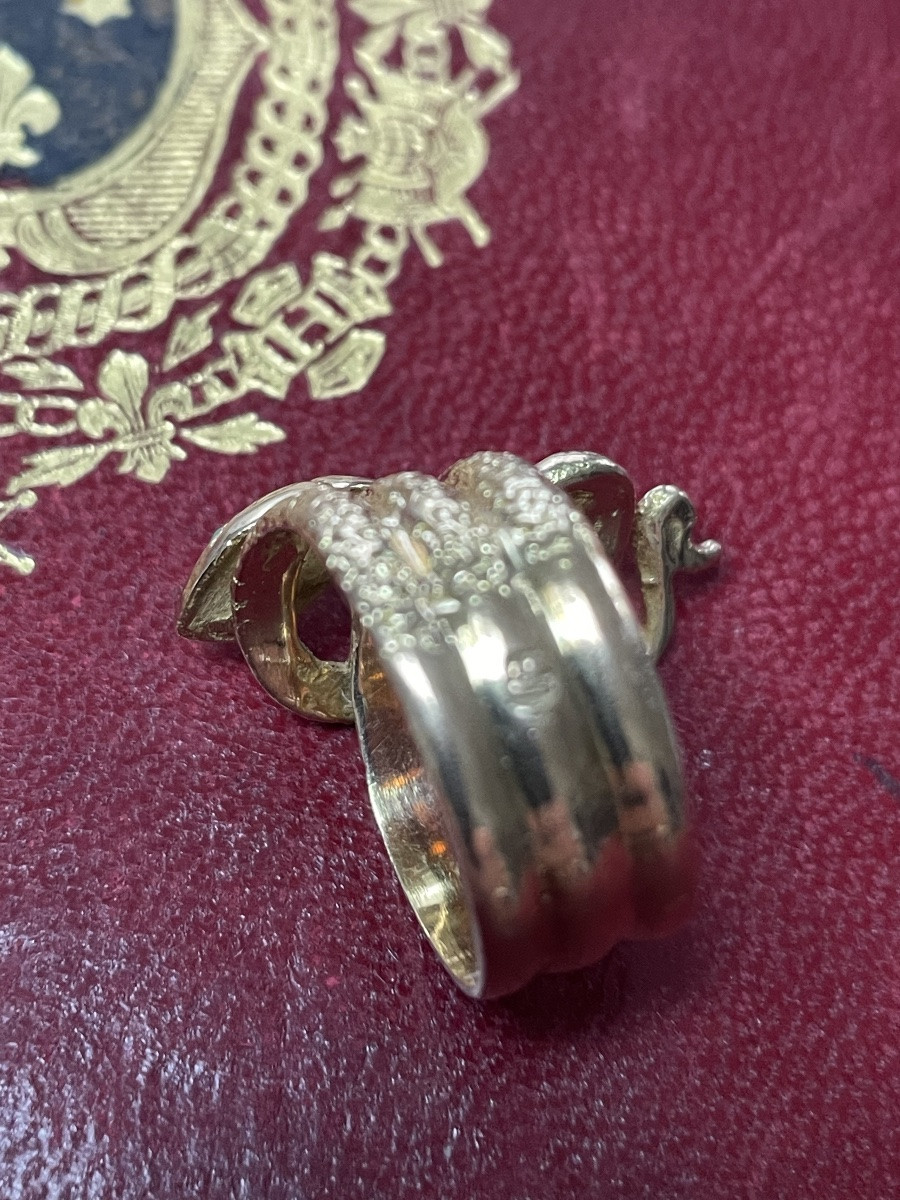 Gold And Turquoise Snake Ring-photo-2