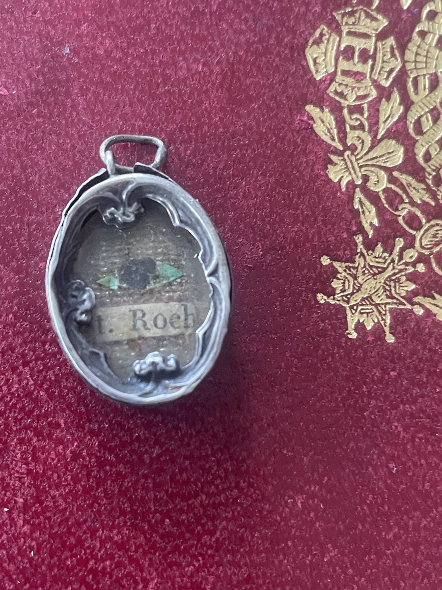 Reliquaire argent XVIII eme  Ste Germaine -photo-8