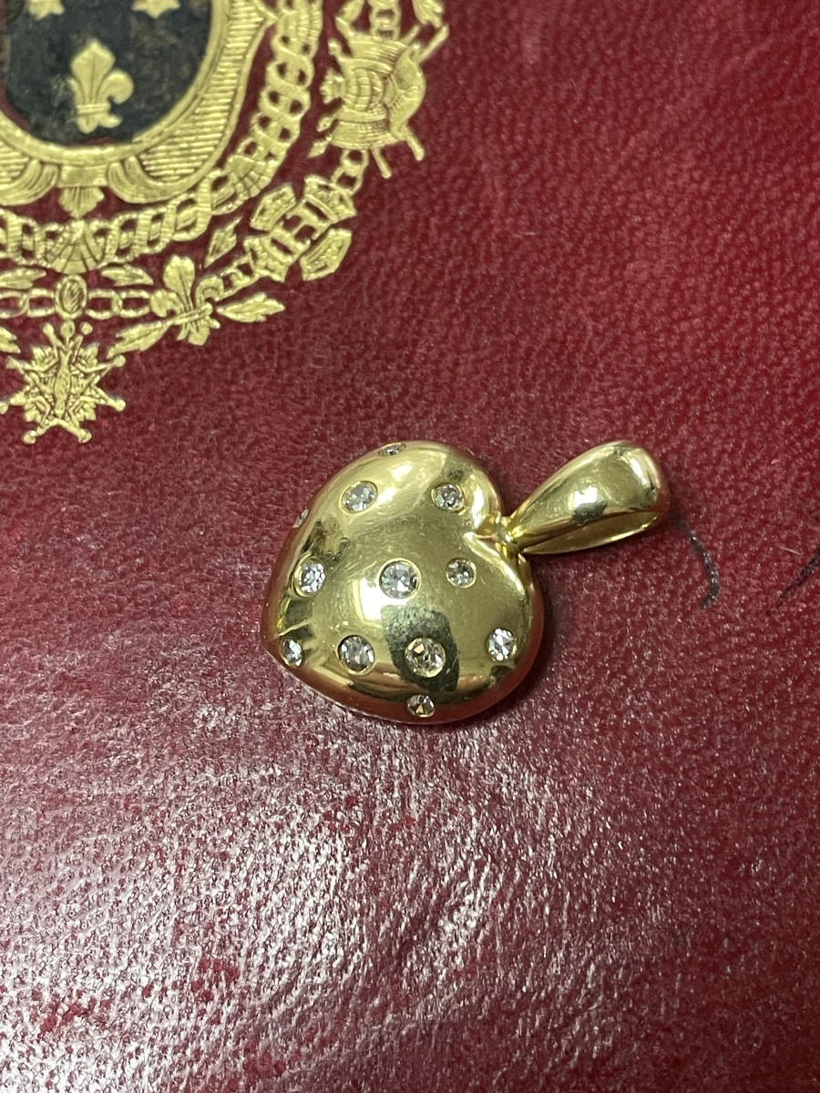 Heart In Gold And Diamonds