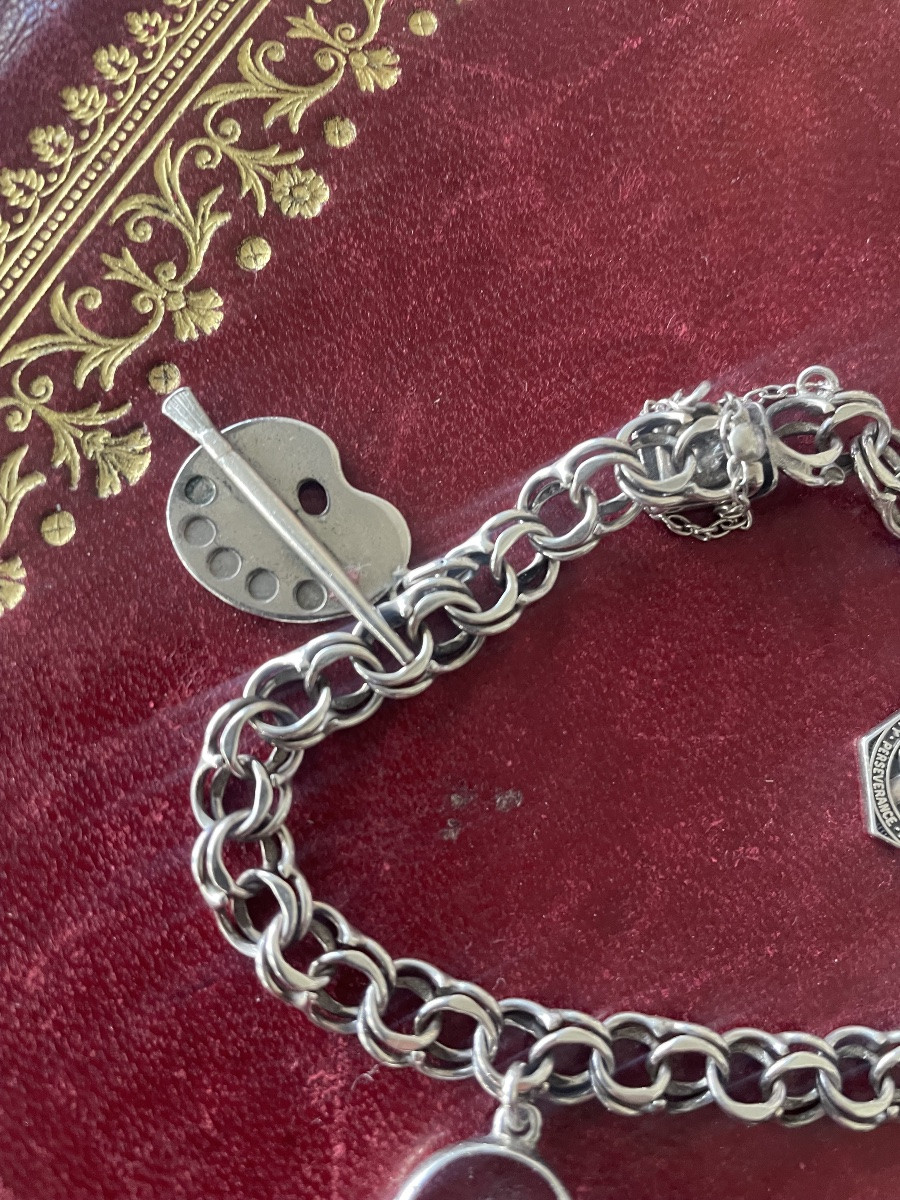 Bracelet And Silver Charms-photo-6