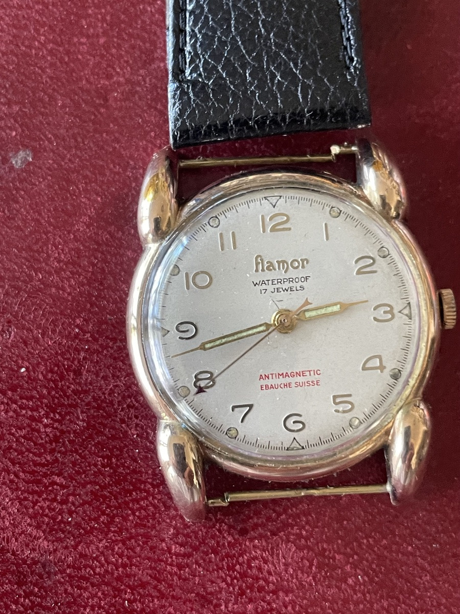 Montre flamor or et argent -photo-2