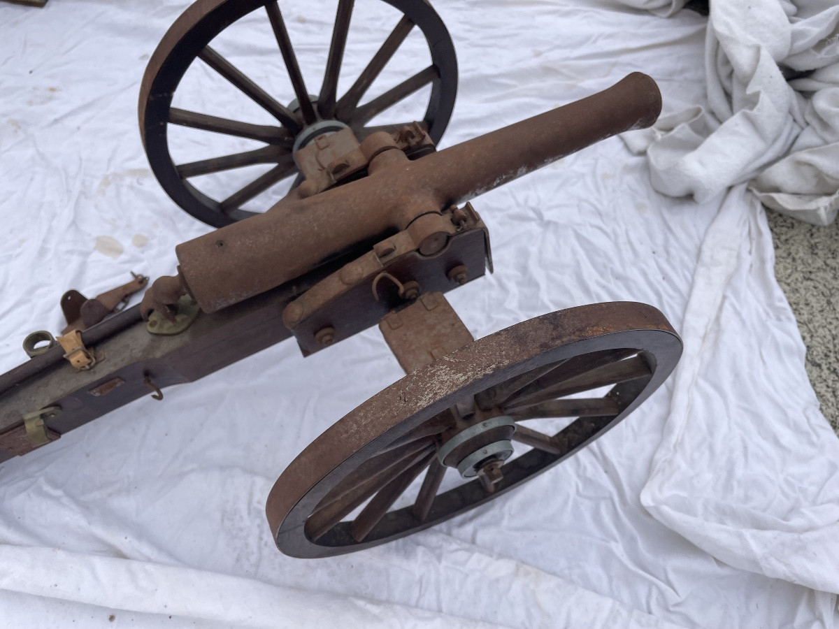 Small Cannon On Wheels
