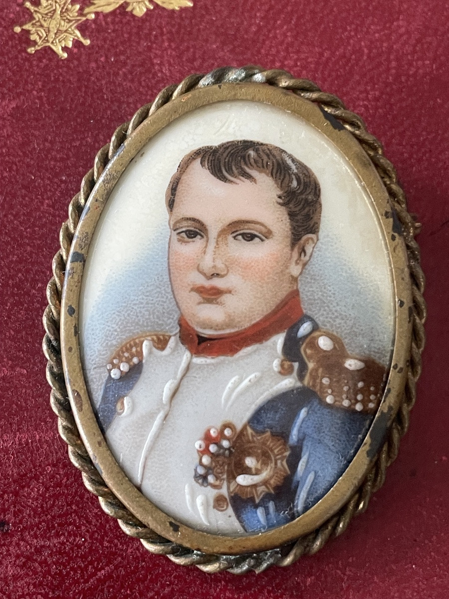 Broche Napoléon porcelaine -photo-4