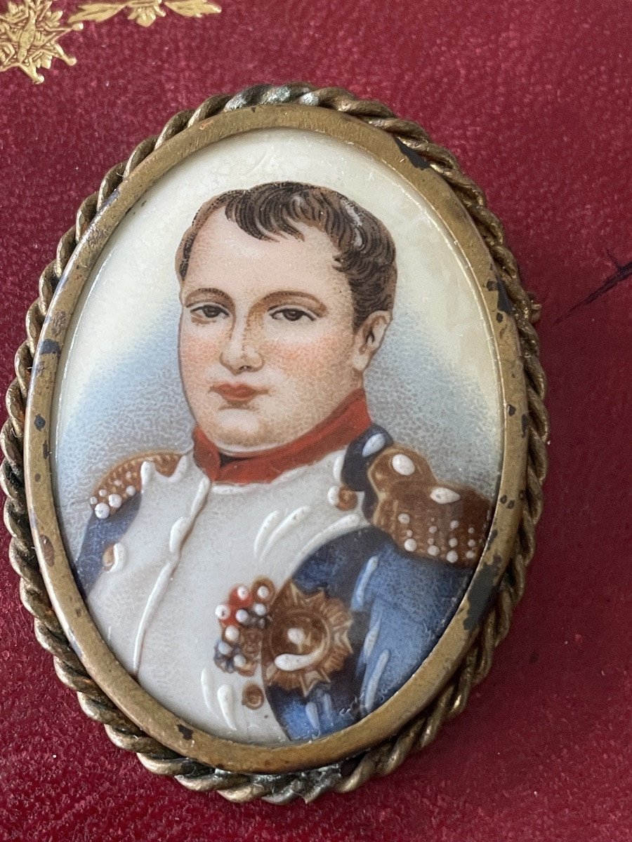 Broche Napoléon porcelaine -photo-6