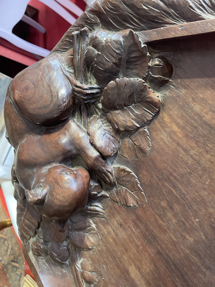 Wooden Serving Tray, Squirrel Décor-photo-5