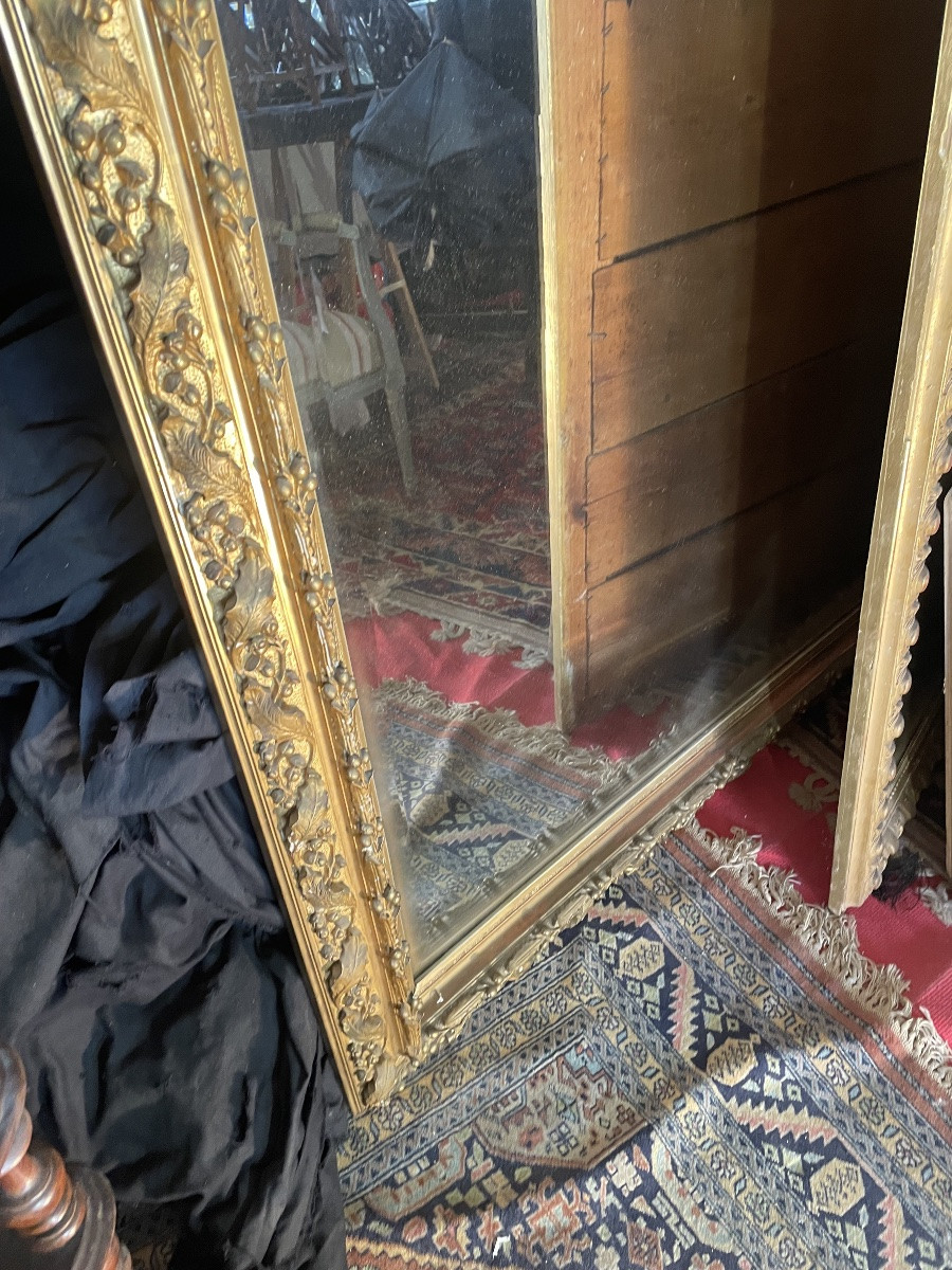 Large 19th Century Gilded Mirror-photo-4
