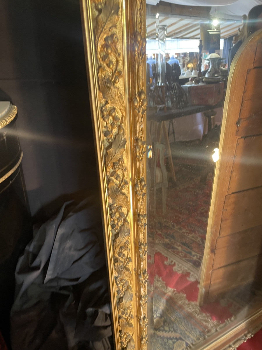 Large 19th Century Gilded Mirror-photo-7