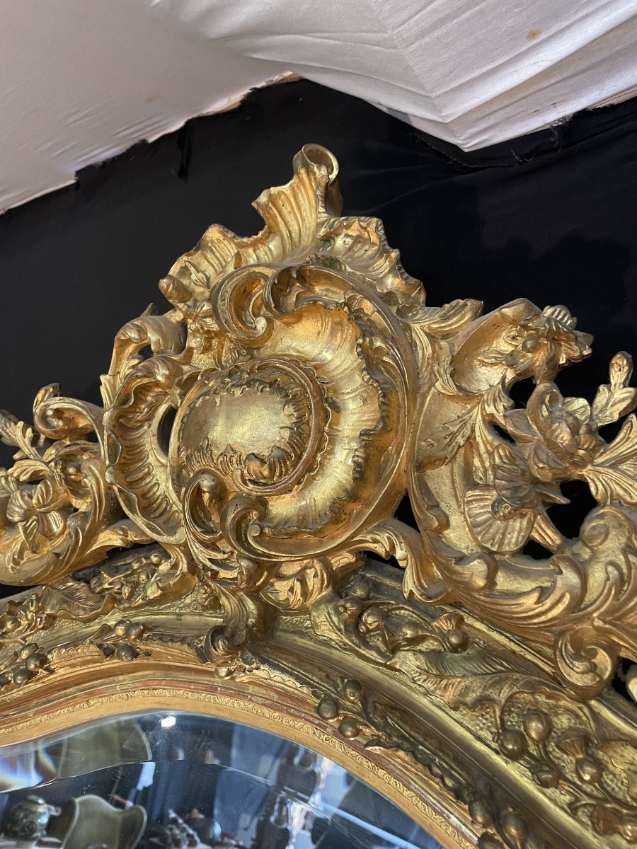 Large 19th Century Gilded Mirror