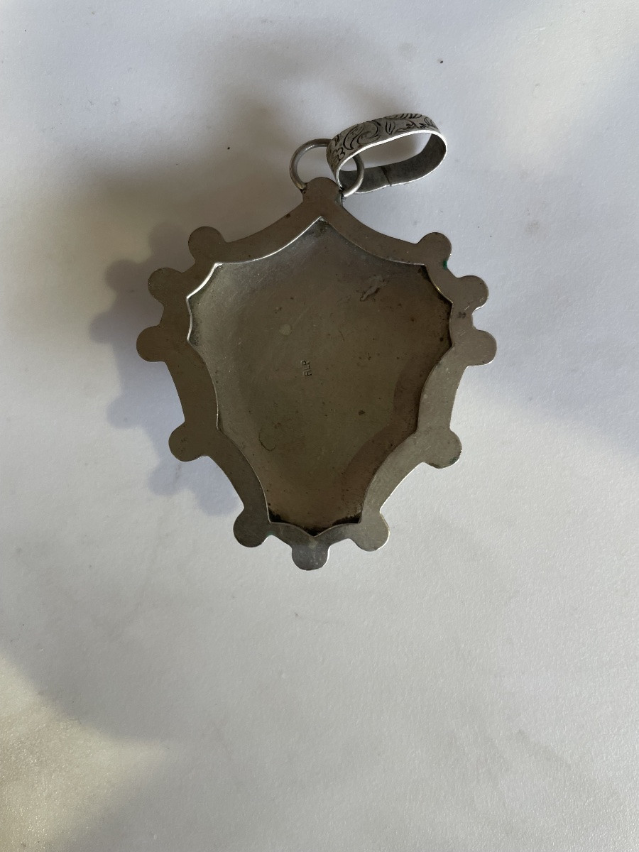 Lapiz Lazuli Silver Pendant-photo-1