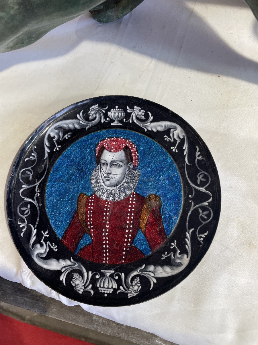 Assiette en email -photo-4
