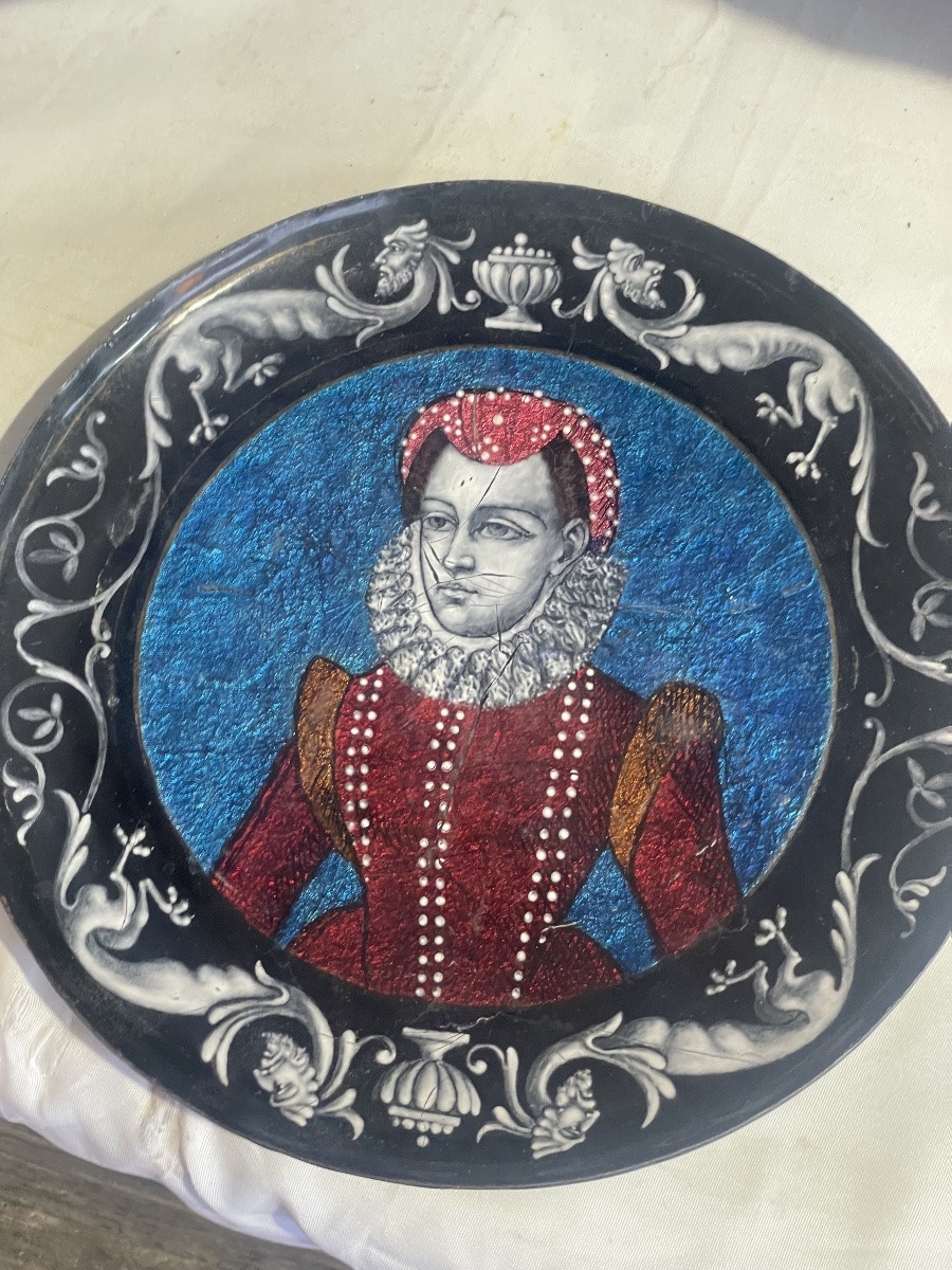 Assiette en email -photo-6