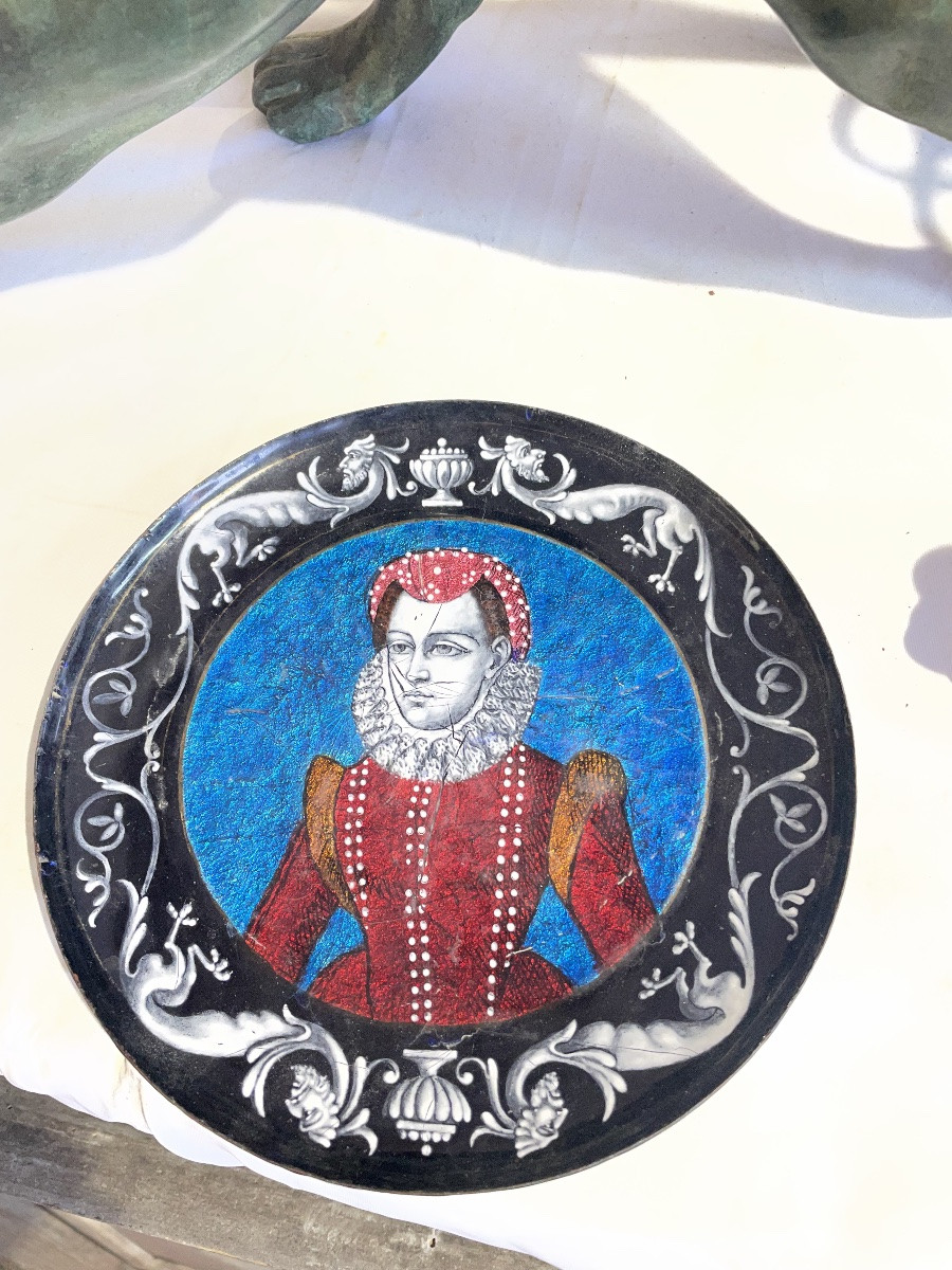 Assiette en email -photo-7